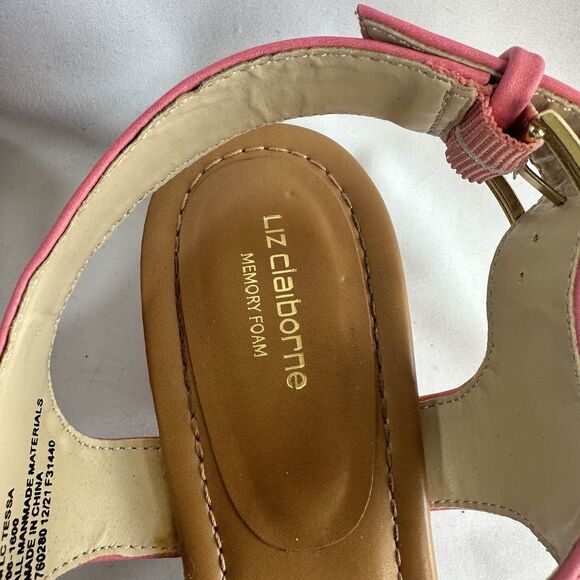 Women’s Liz Claiborne memory foam thong sandals size 8 Dressy Casual - Picture 5 of 9